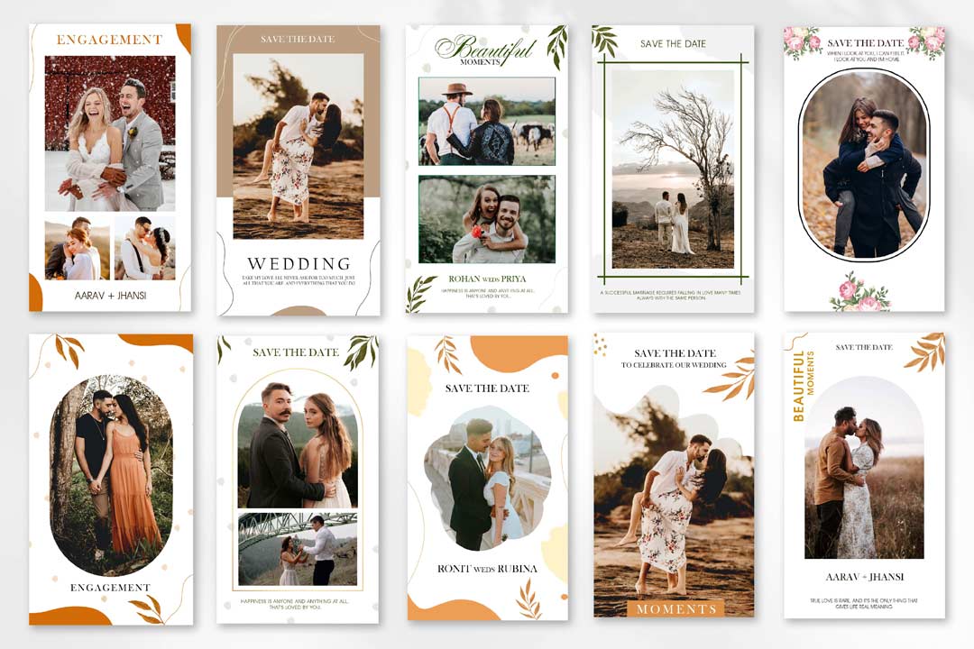 Wedding Instagram Story template Free Download