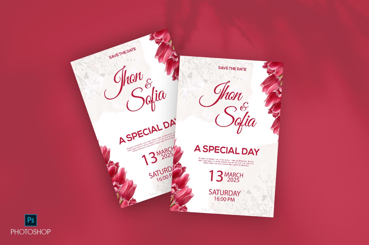 Unveil Your Love Story: Timeless Wedding Invitation TemplateS