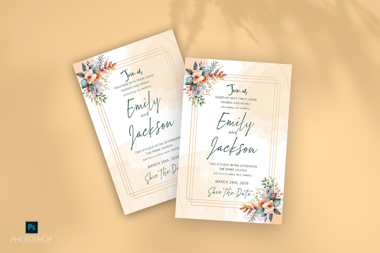 Radiant Charm: Free Downloadable Gold Invitation Templates