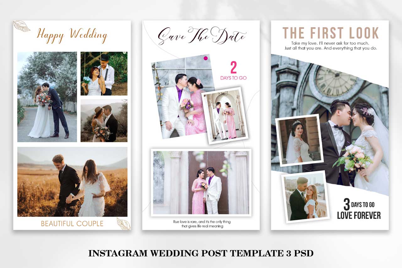 wedding instagram story template