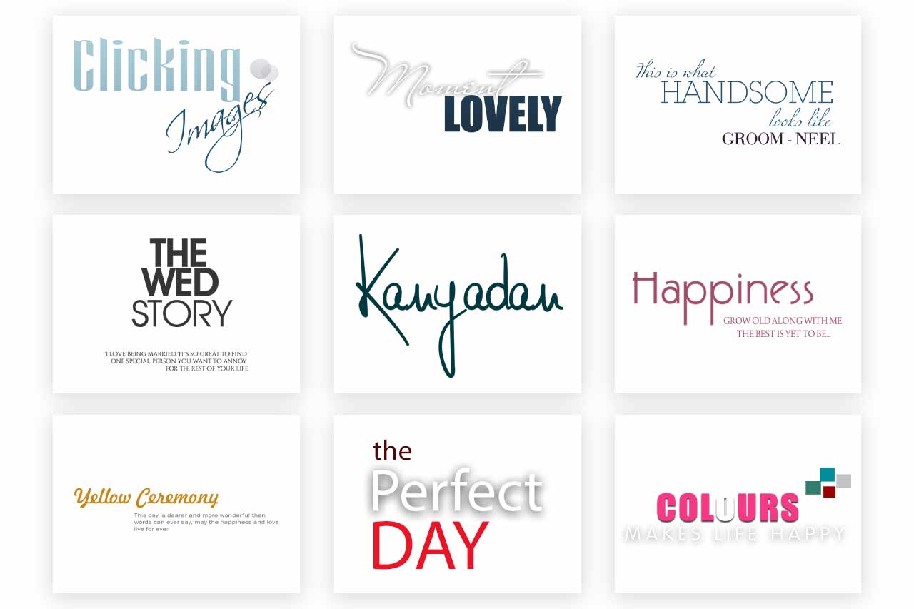 Elegant Wedding Fonts