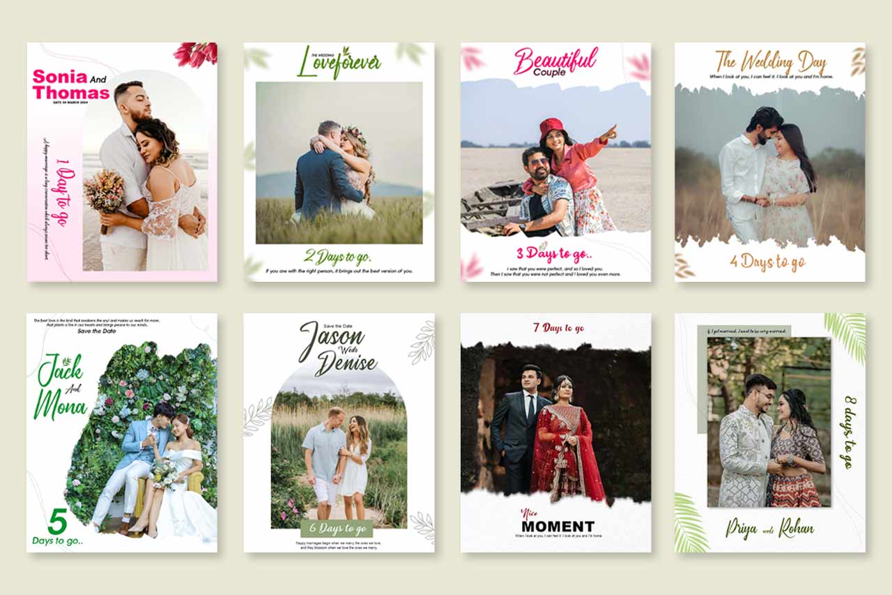 Wedding Instagram Post Psd Free Download