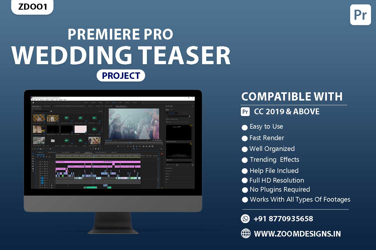 adobe premiere pro wedding projects free download