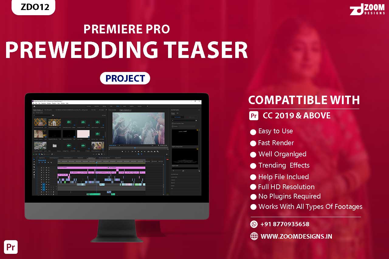 Pre Wedding Teaser Project Premiere Pro