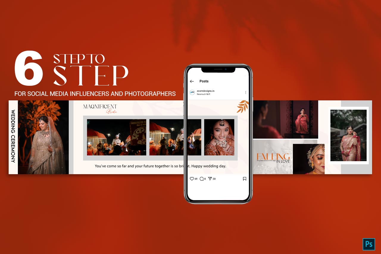 instagram carousel template psd